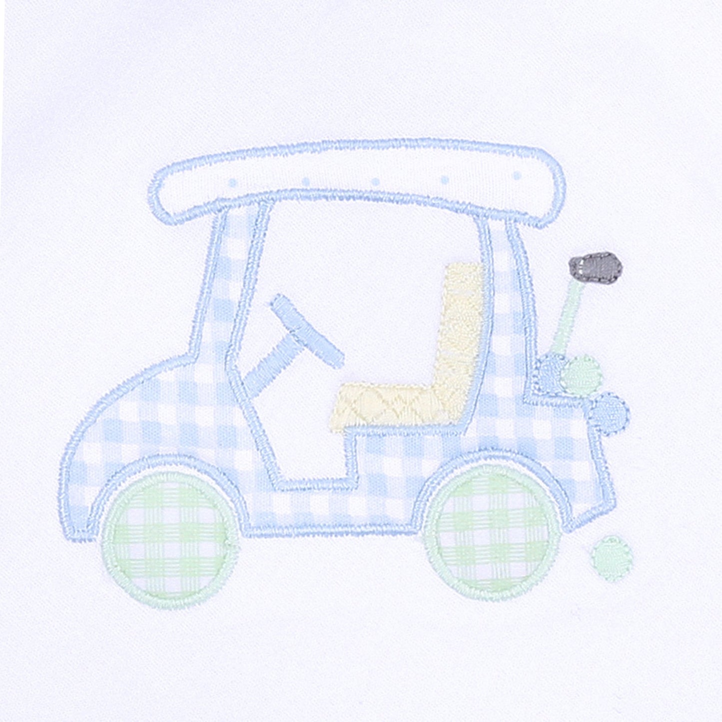 Little Caddie Applique Blue Hat - Magnolia BabyHat
