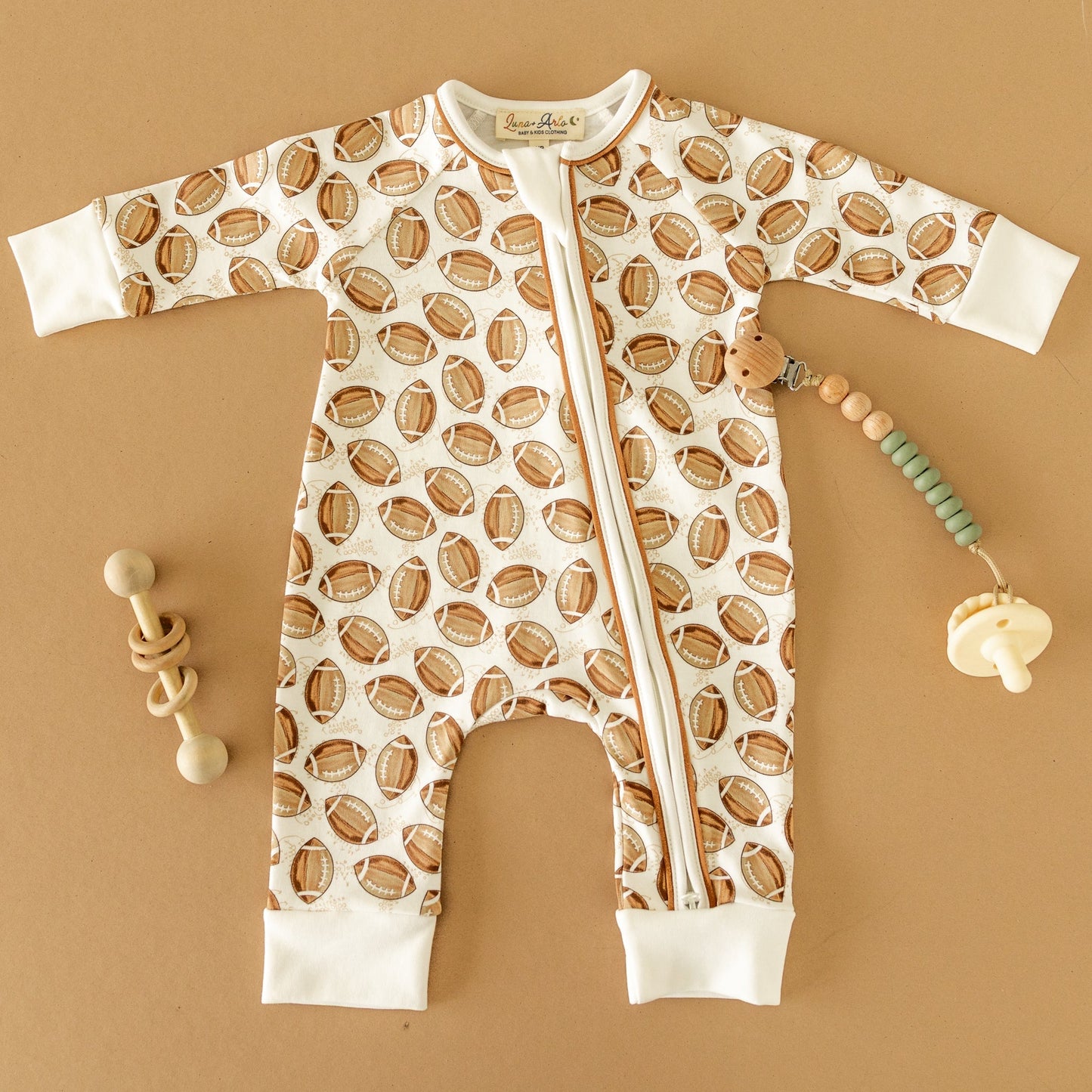 Little Champs Zip Playsuit - Magnolia BabyPlaysuit