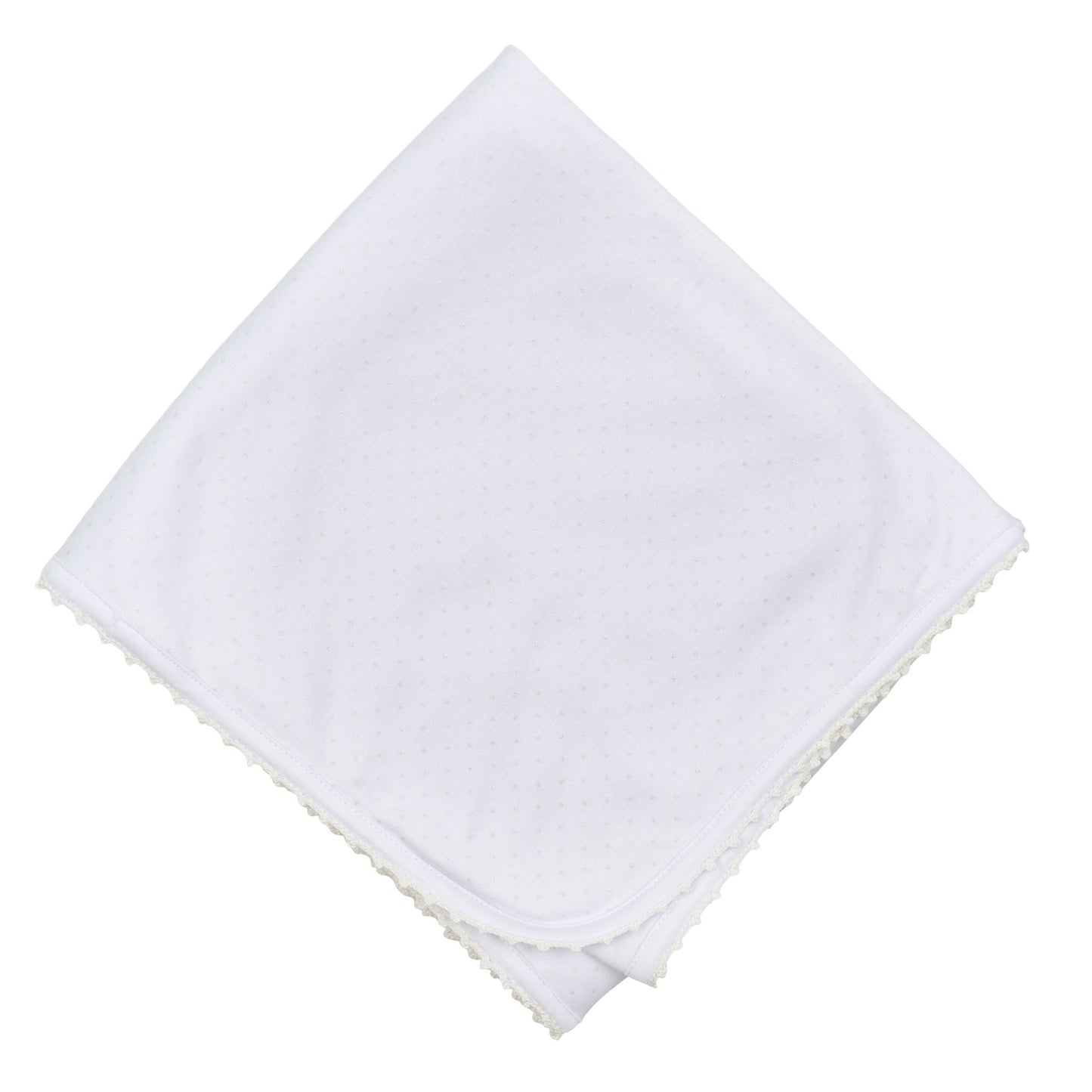 Little Love Receiving Blanket - White - Magnolia BabyReceiving Blanket