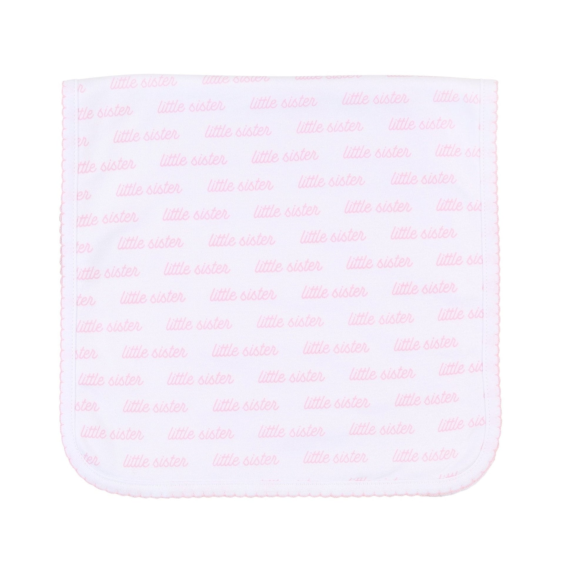 Little Sister Print Burp Cloth - Magnolia Baby Burp Cloth