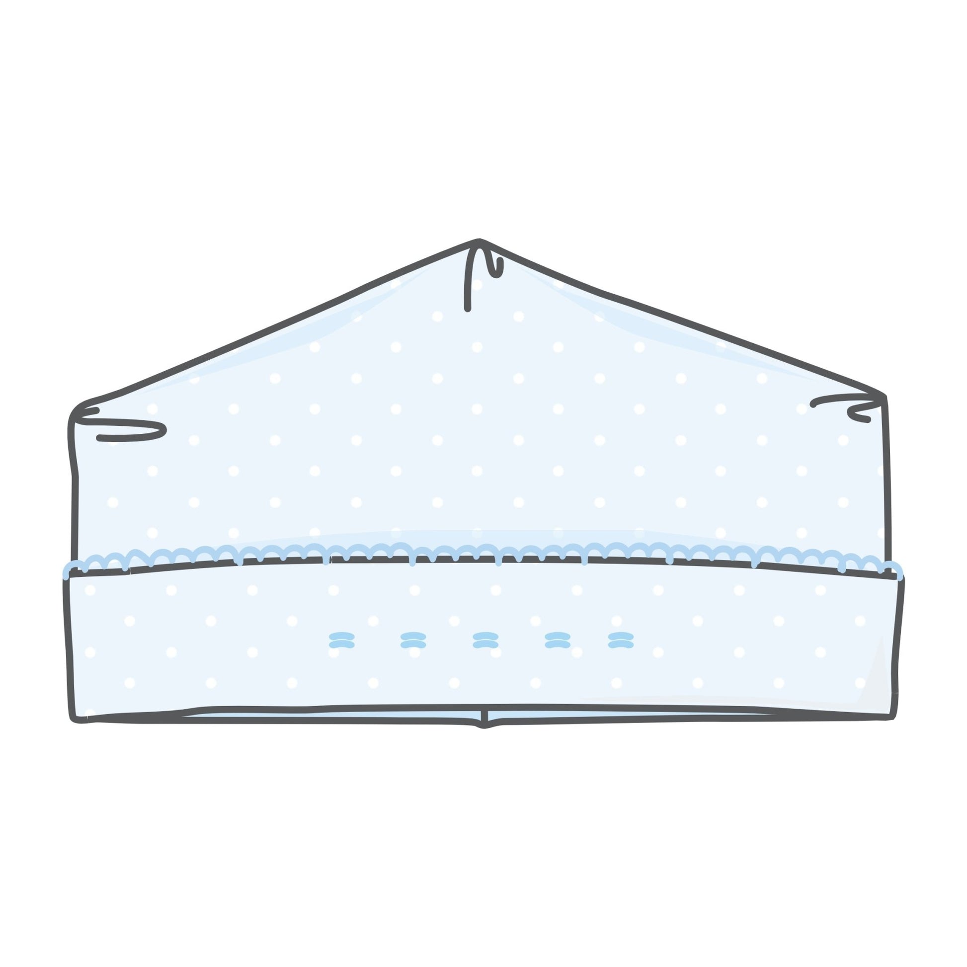 Luca's Classics Embroidered Hat - Light Blue - Magnolia BabyHat