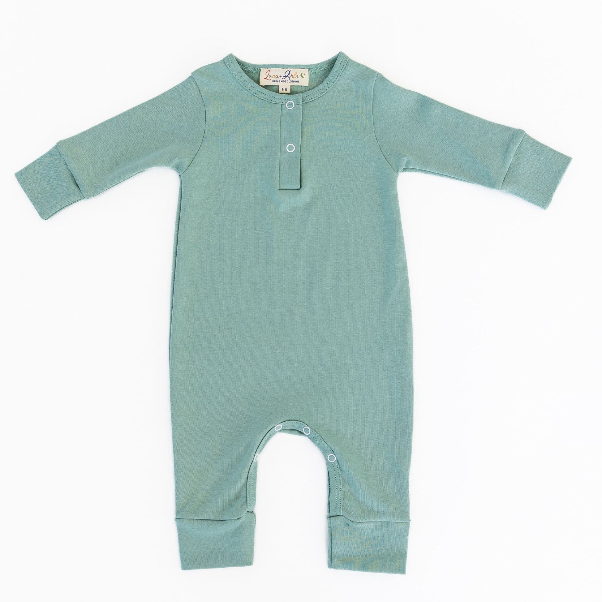 Luna & Arlo Basics Playsuit - Moss - Magnolia BabyPlaysuit