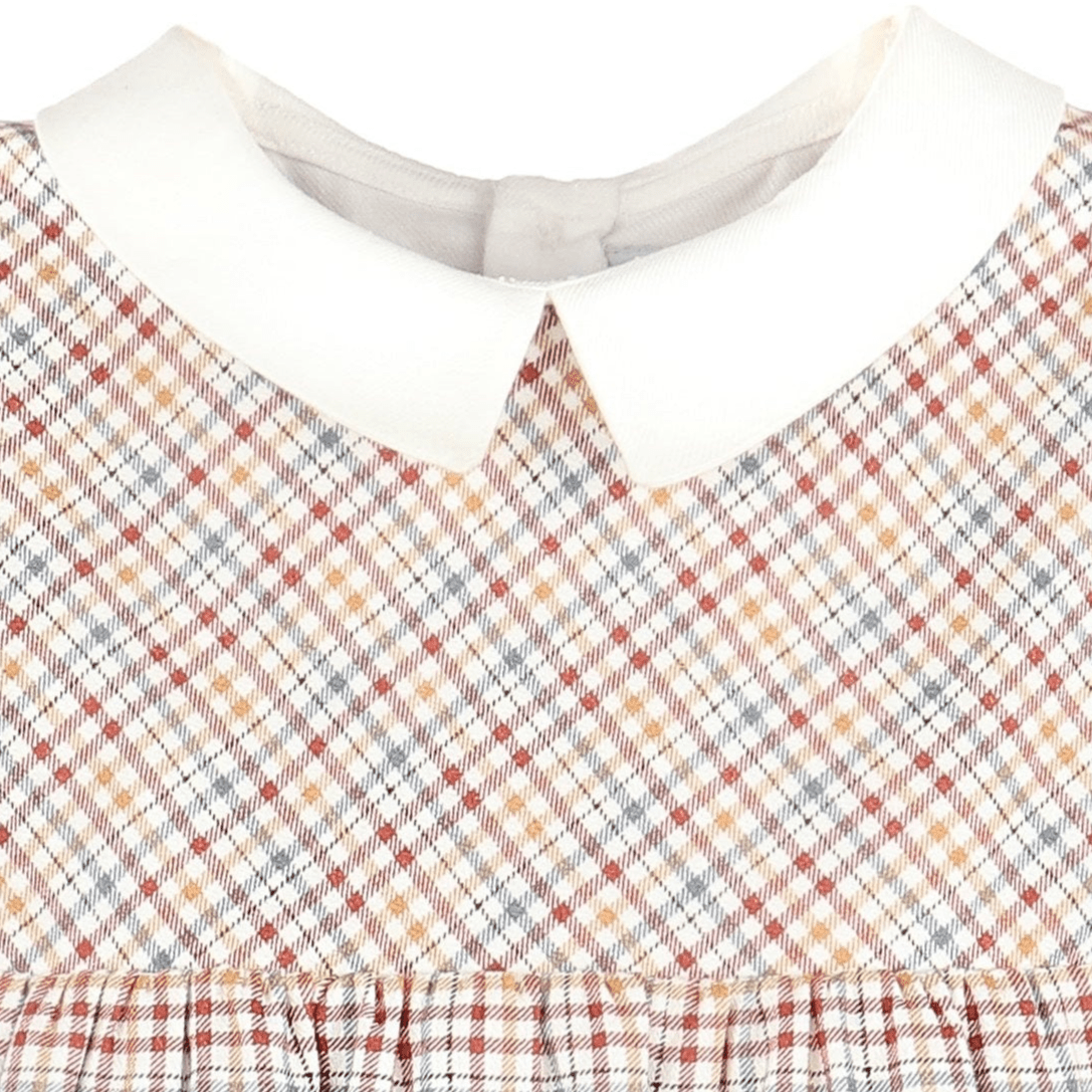 Maple Checks Shortall Set - Magnolia BabyShortall