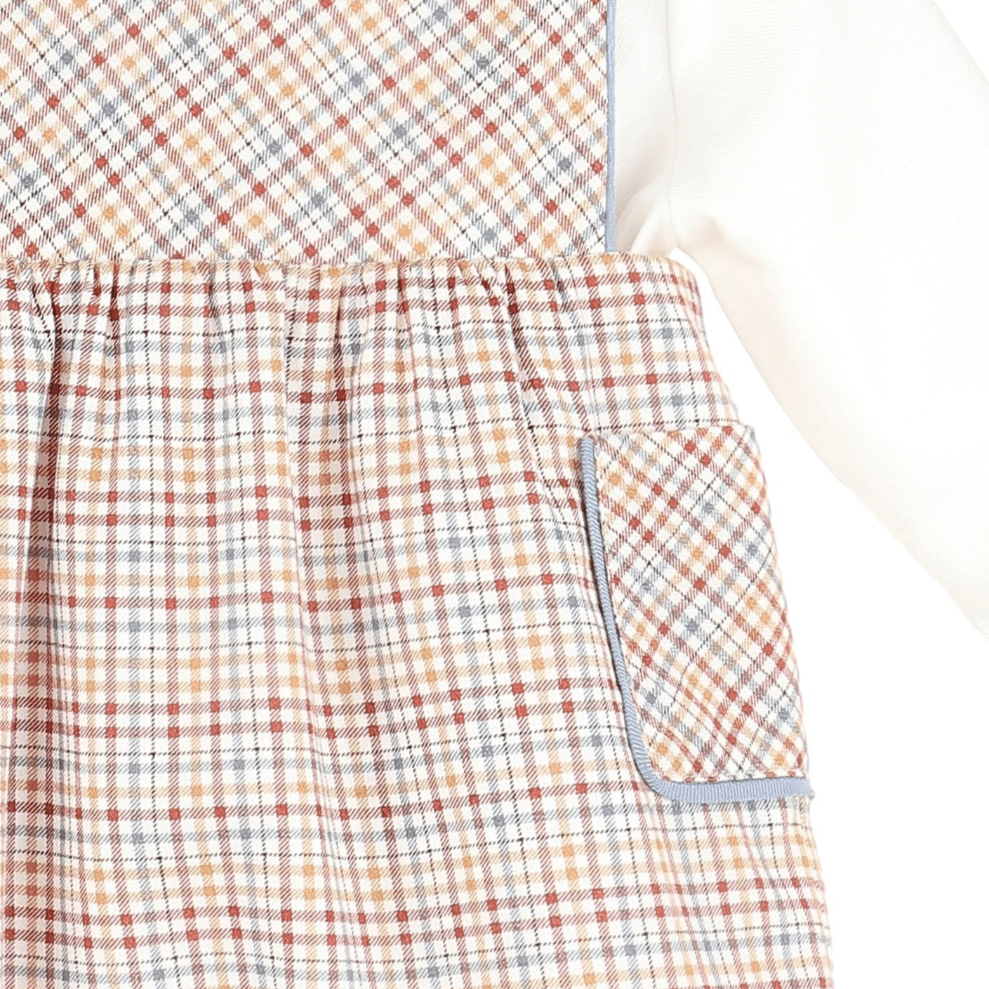 Maple Checks Shortall Set - Magnolia BabyShortall