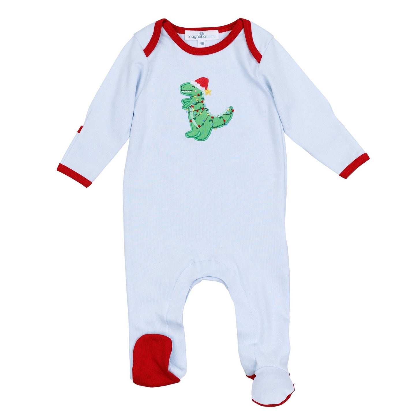 Merry Rexmas Combo Lap Footie - Magnolia BabyFootie