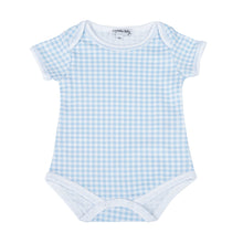  Mini Checks Bodysuit - Blue - Magnolia BabyBodysuit