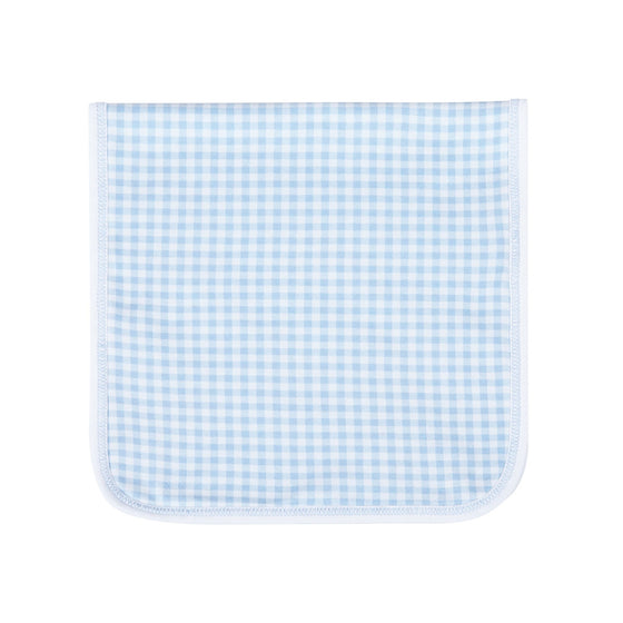 Mini Checks Burp Cloth - Blue - Magnolia BabyBurp Cloth