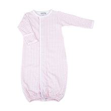  Mini Checks Converter - Pink - Magnolia BabyConverter Gown