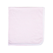  Mini Checks Receiving Blanket - Pink - Magnolia BabyReceiving Blanket