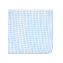  Mini Checks Swaddle Blanket - Blue - Magnolia BabySwaddle Blanket