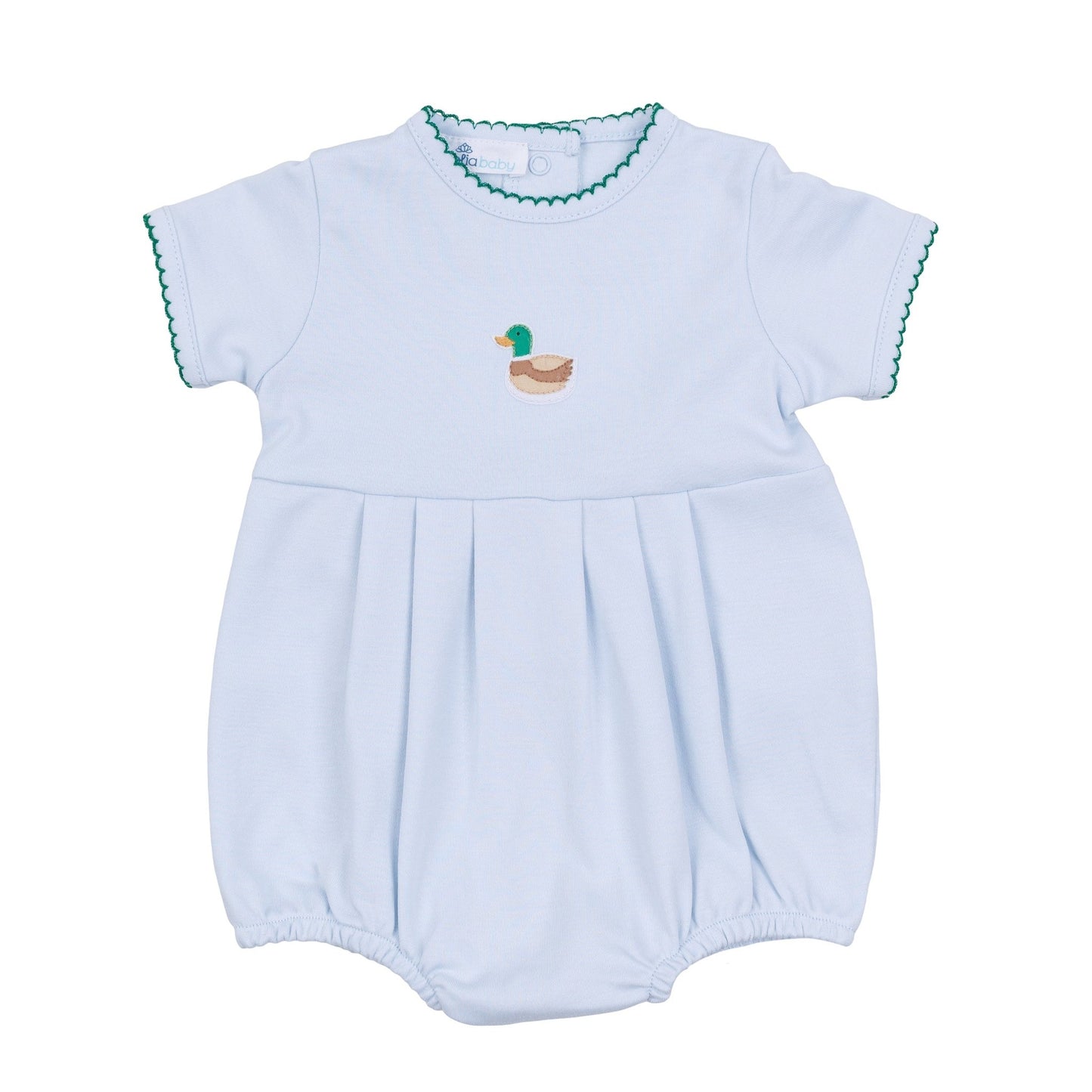 Mini Mallard Embroidered Bubble - Light Blue - Magnolia BabyBubble