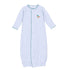 Mini Mallard Embroidered Converter - Light Blue - Magnolia BabyConverter Gown