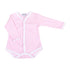 Mini Stripes Long Sleeve Bodysuit - Pink - Magnolia BabyBodysuit