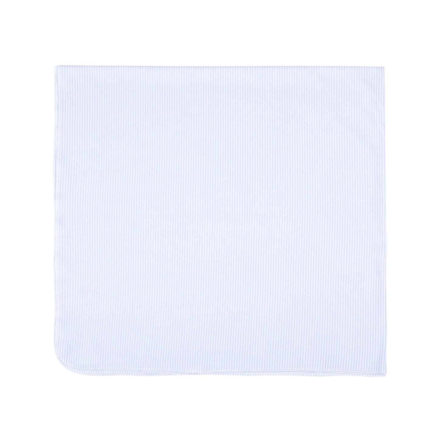 Mini Stripes Swaddle Blanket - Blue - Magnolia BabySwaddle Blanket