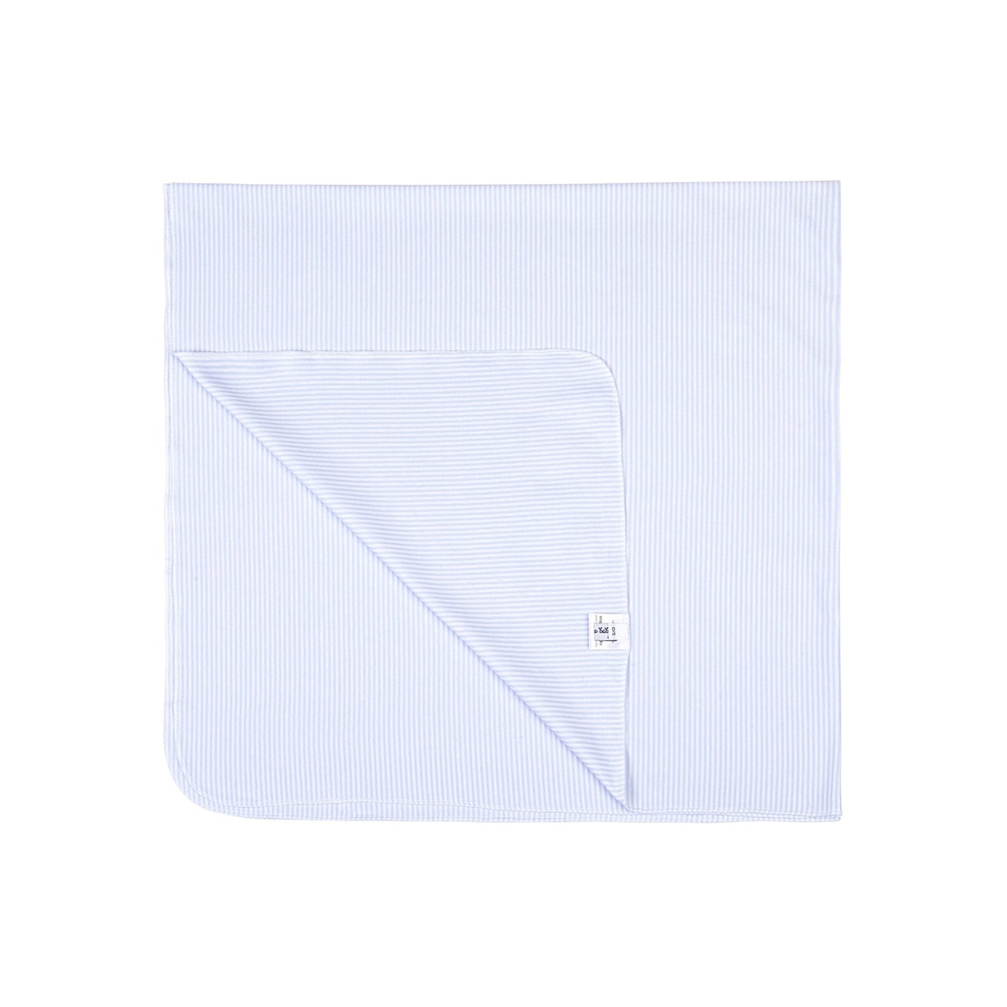 Mini Stripes Swaddle Blanket - Blue - Magnolia BabySwaddle Blanket