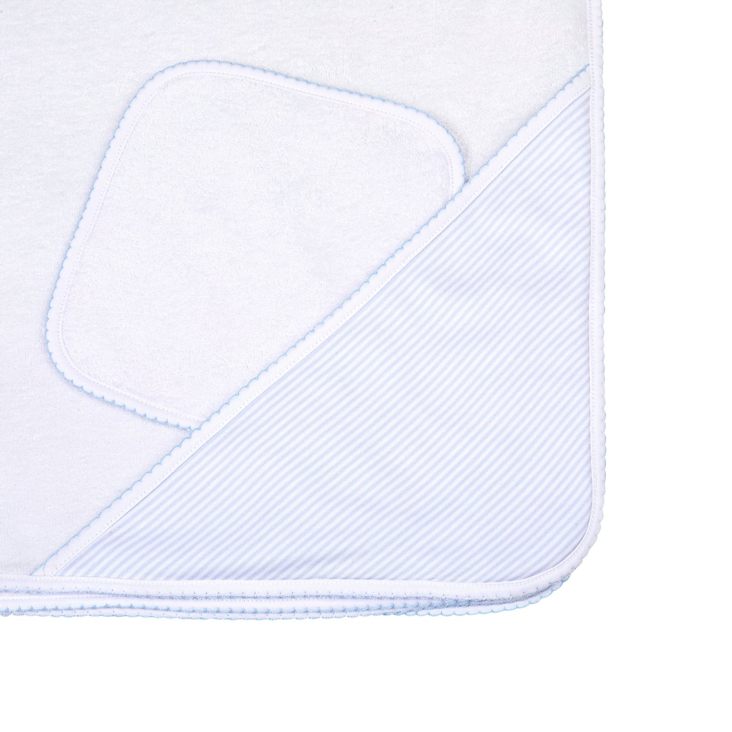 Mini Stripes Towel Set - Blue - Magnolia BabyTowel Set