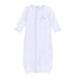 My Little Boo Embroidered Converter - Light Blue - Magnolia BabyConverter Gown