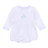 My Little Boo Embroidered Long Sleeve Bubble - Light Blue - Magnolia BabyBubble