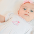 My Little Boo Embroidered Ruffle Short Sleeve Bubble - Pink - Magnolia BabyBubble