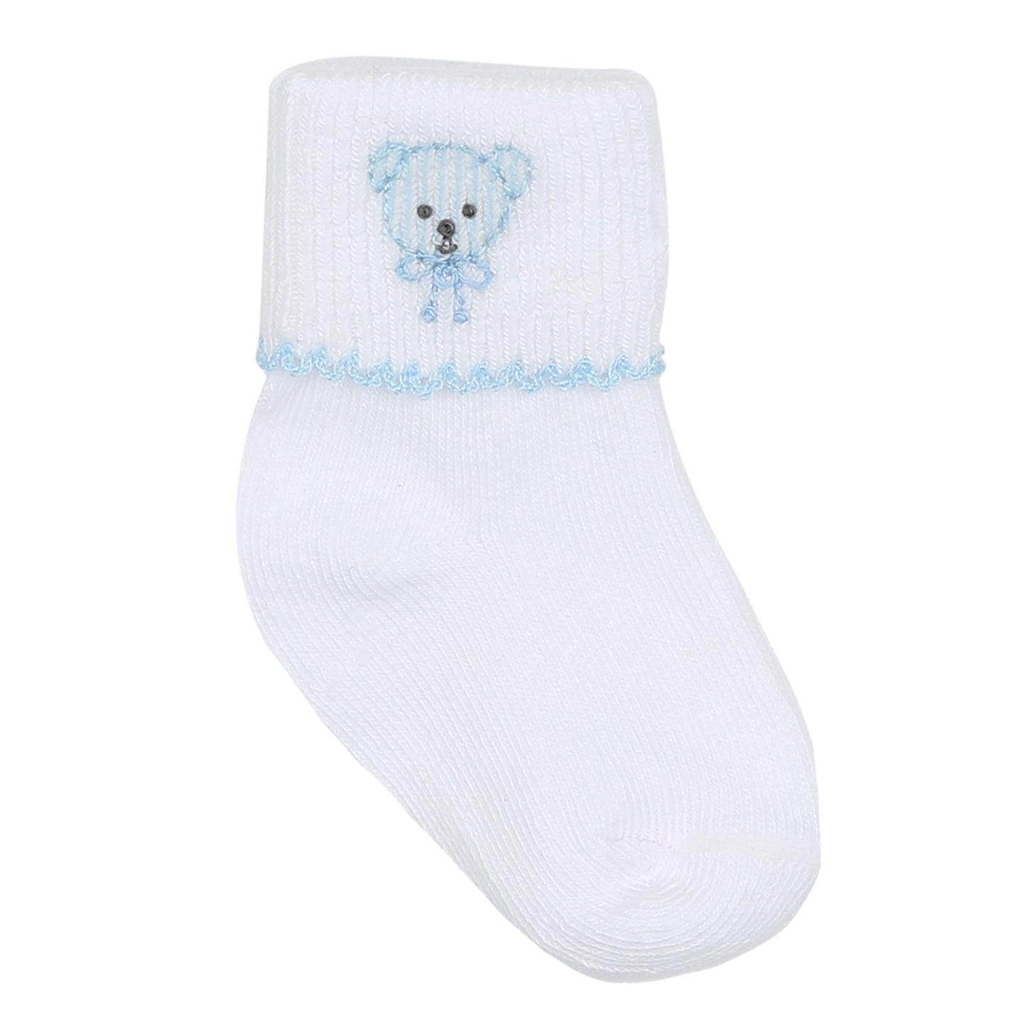 My Teddy Socks - Blue - Magnolia BabySocks