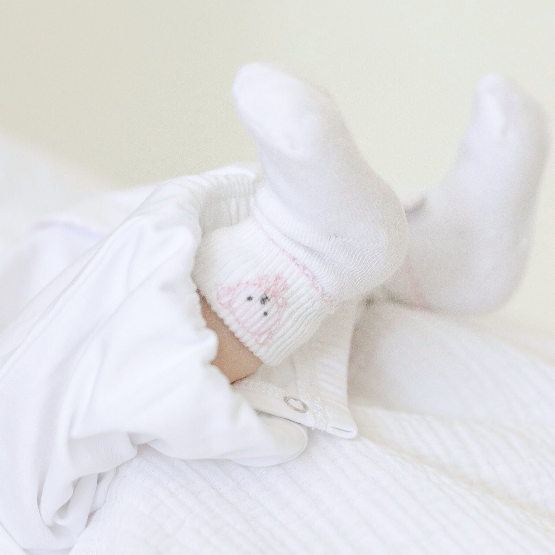 My Teddy Socks - Pink - Magnolia BabySocks