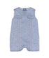 Navy Flap Pocket Romper - Magnolia BabyShortall