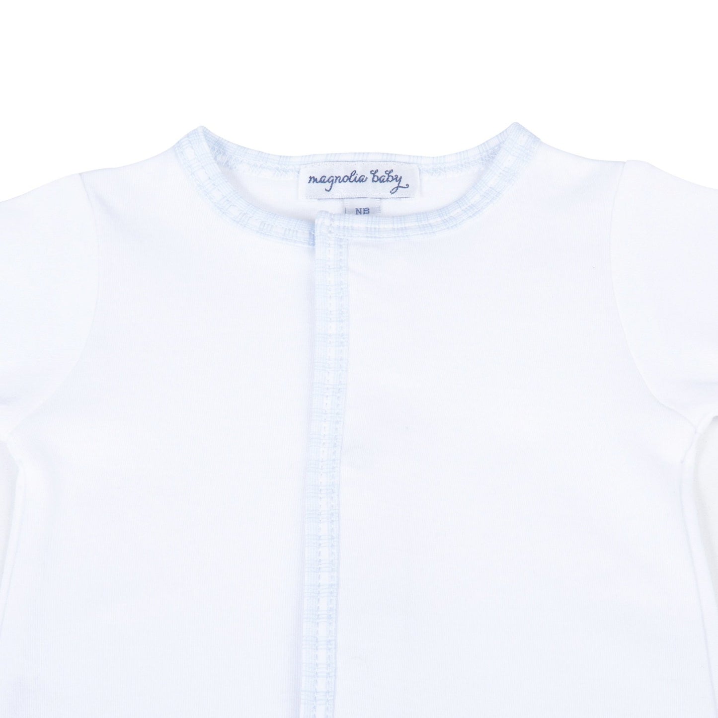 New Beginnings Footie - Blue - Magnolia BabyFootie