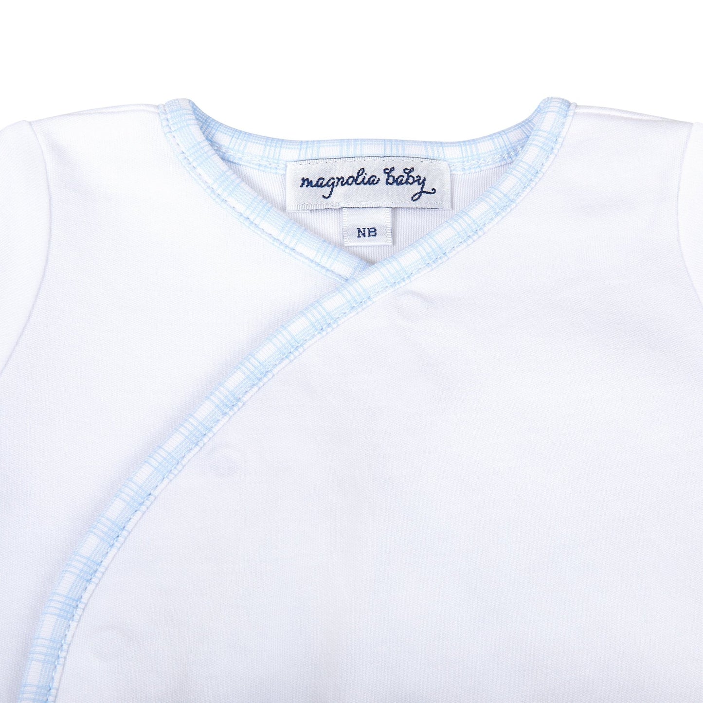 New Beginnings Kimono Footed Pant Set - Blue - Magnolia Baby2pc Pant Set