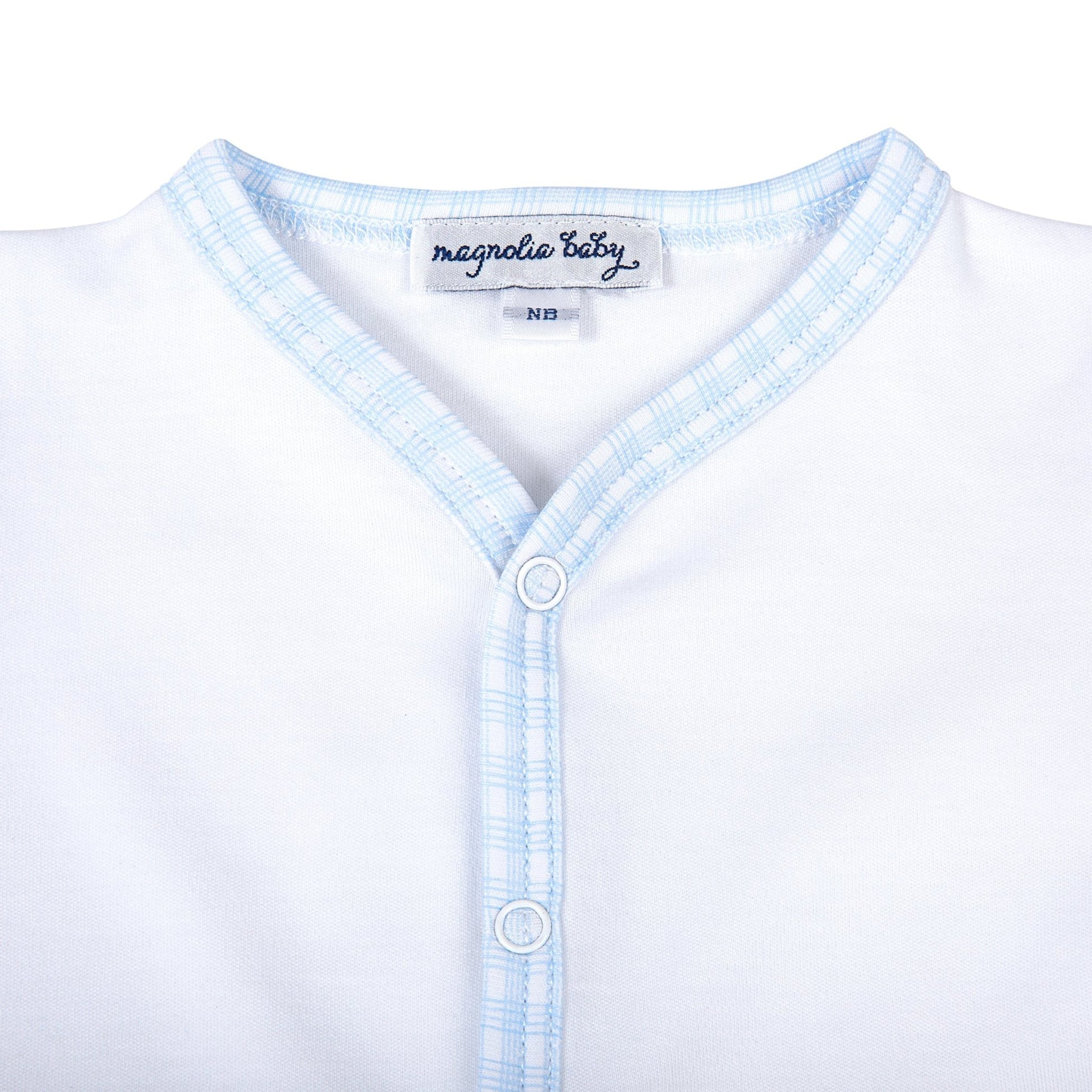 New Beginnings Long Sleeve Bodysuit - Blue - Magnolia BabyBodysuit