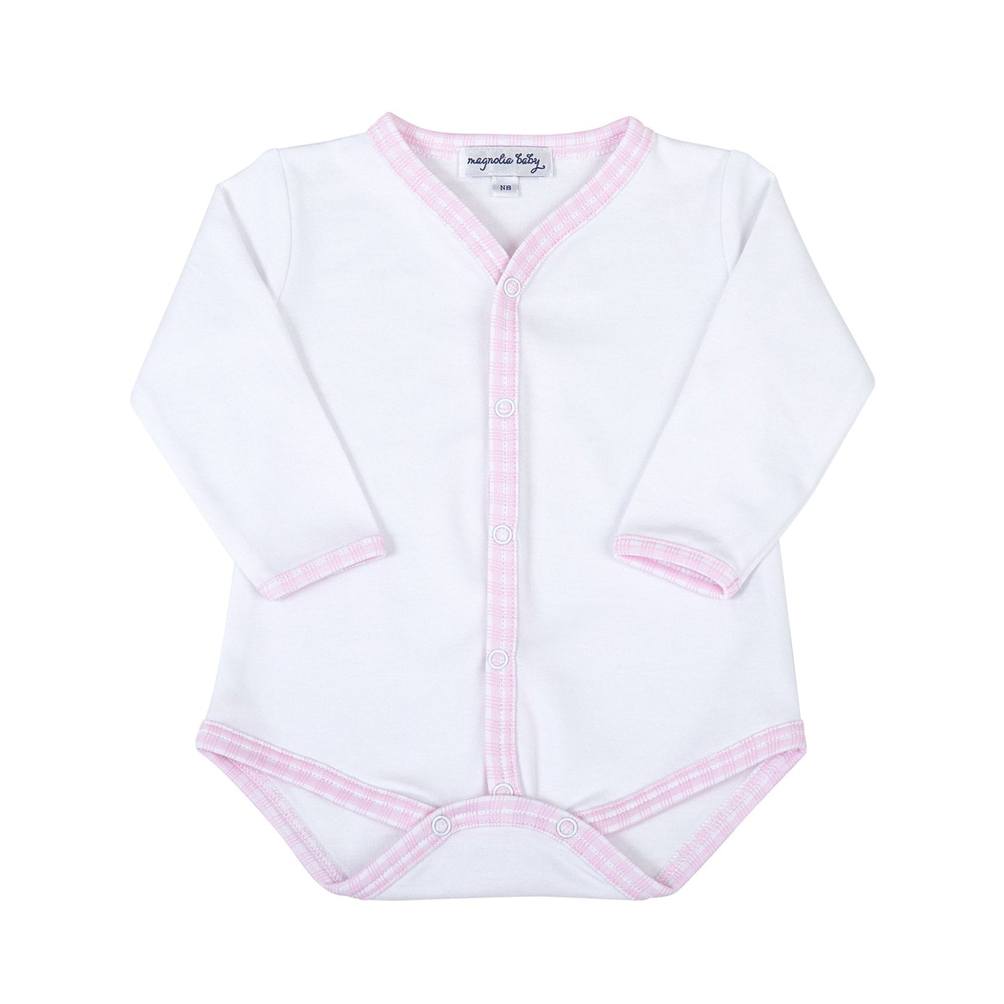 New Beginnings Long Sleeve Bodysuit - Pink - Magnolia BabyBodysuit