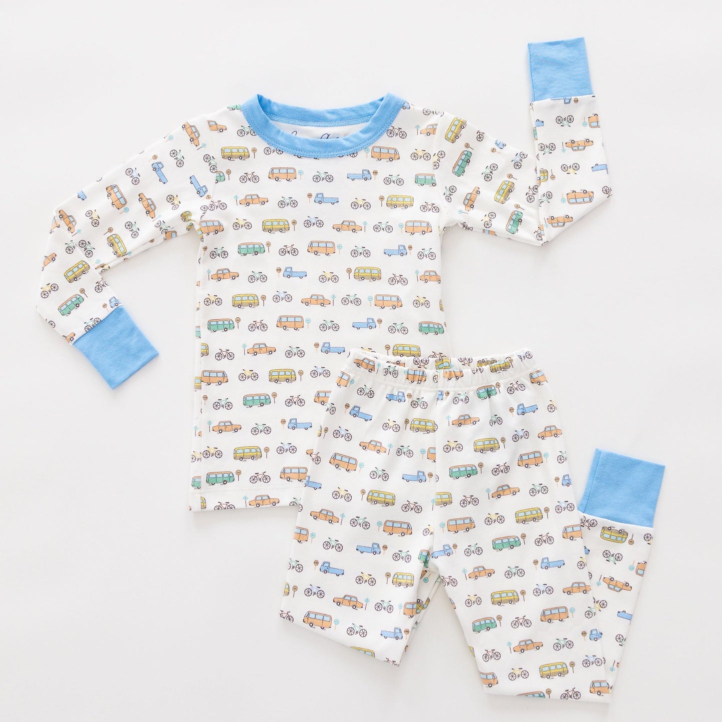 On the Move Long Pajamas - Magnolia BabyLong Pajamas