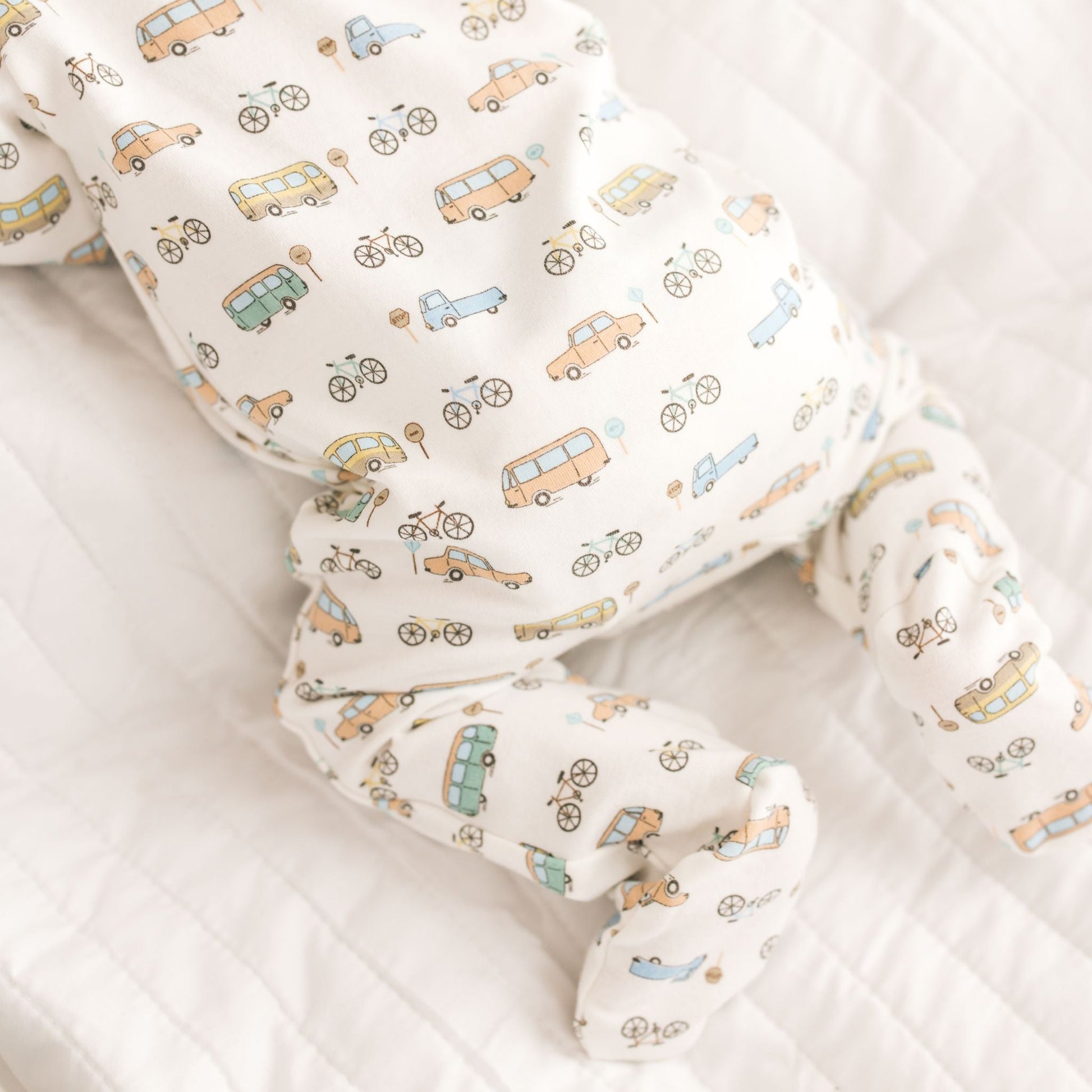 On the Move Zip Footie - Magnolia BabyFootie