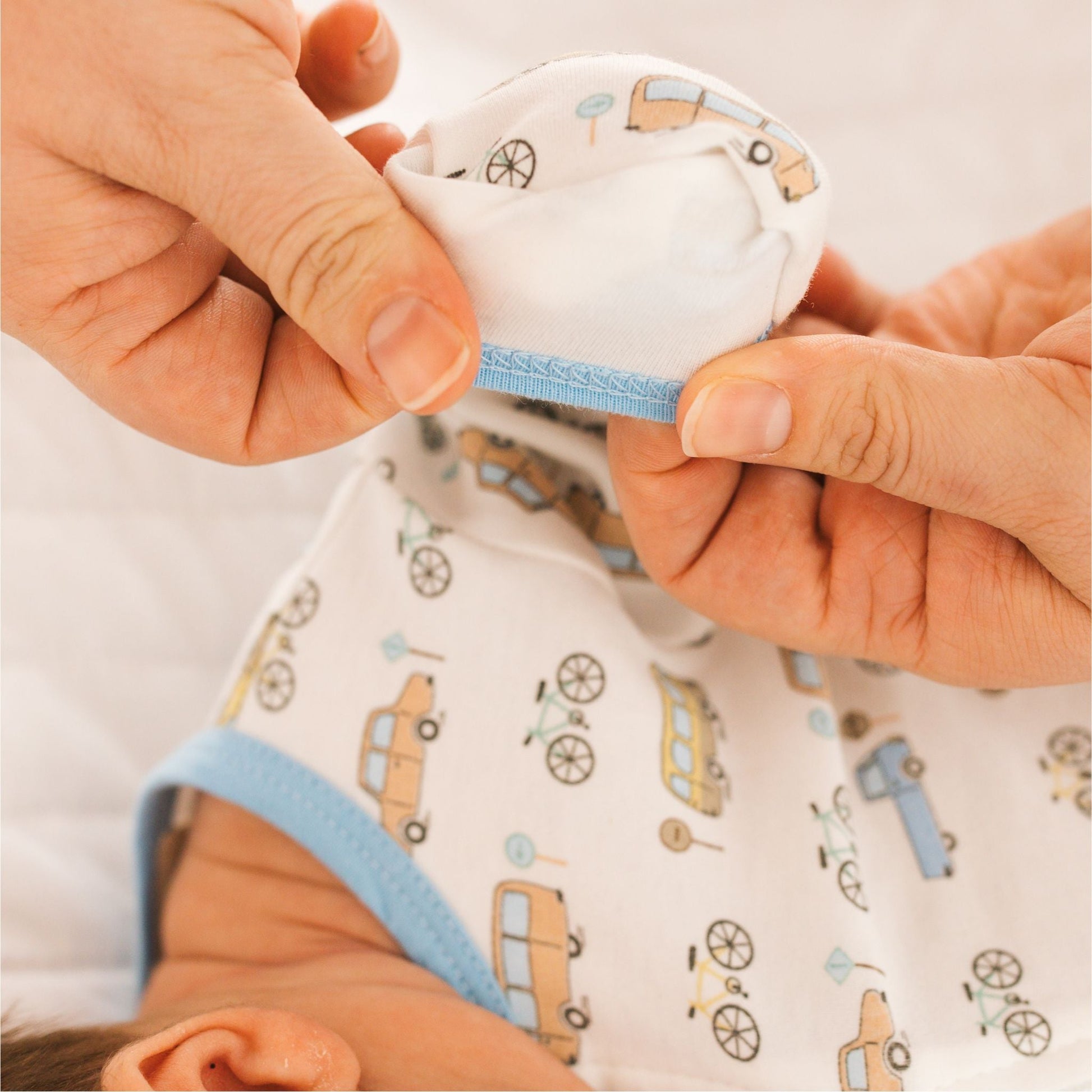 On the Move Zip Footie - Magnolia BabyFootie