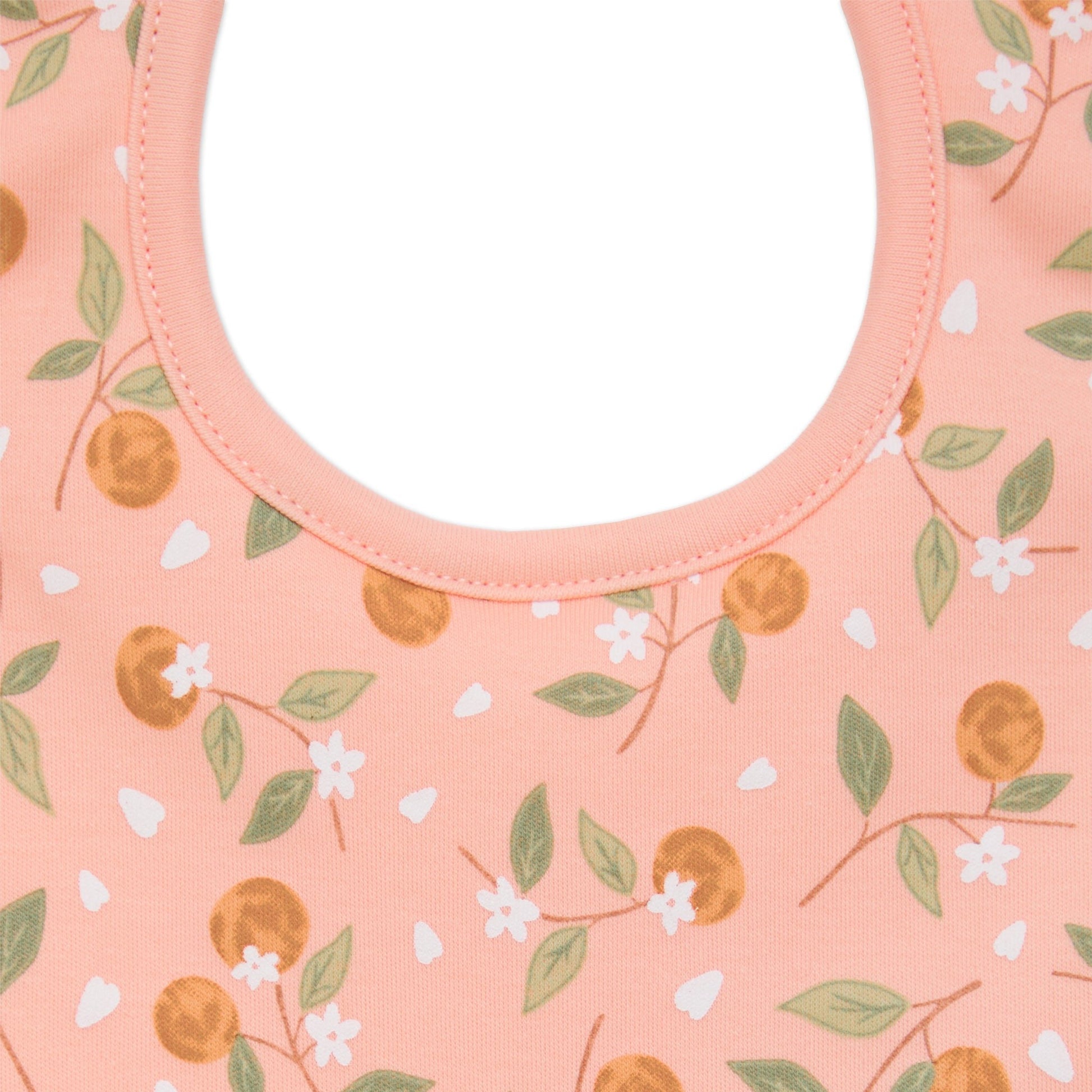 Orange Blossoms Bib - Luna and ArloBib