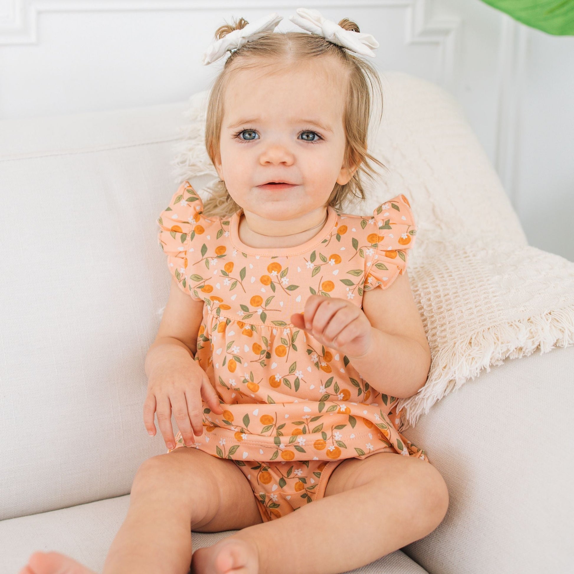Orange Blossoms Dress - Luna and ArloDress