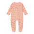 Orange Blossoms Zip Footie - Luna and ArloFootie