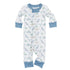 Origami Dinos Zip Pajamas - Blue - Magnolia BabyZipper Pajamas