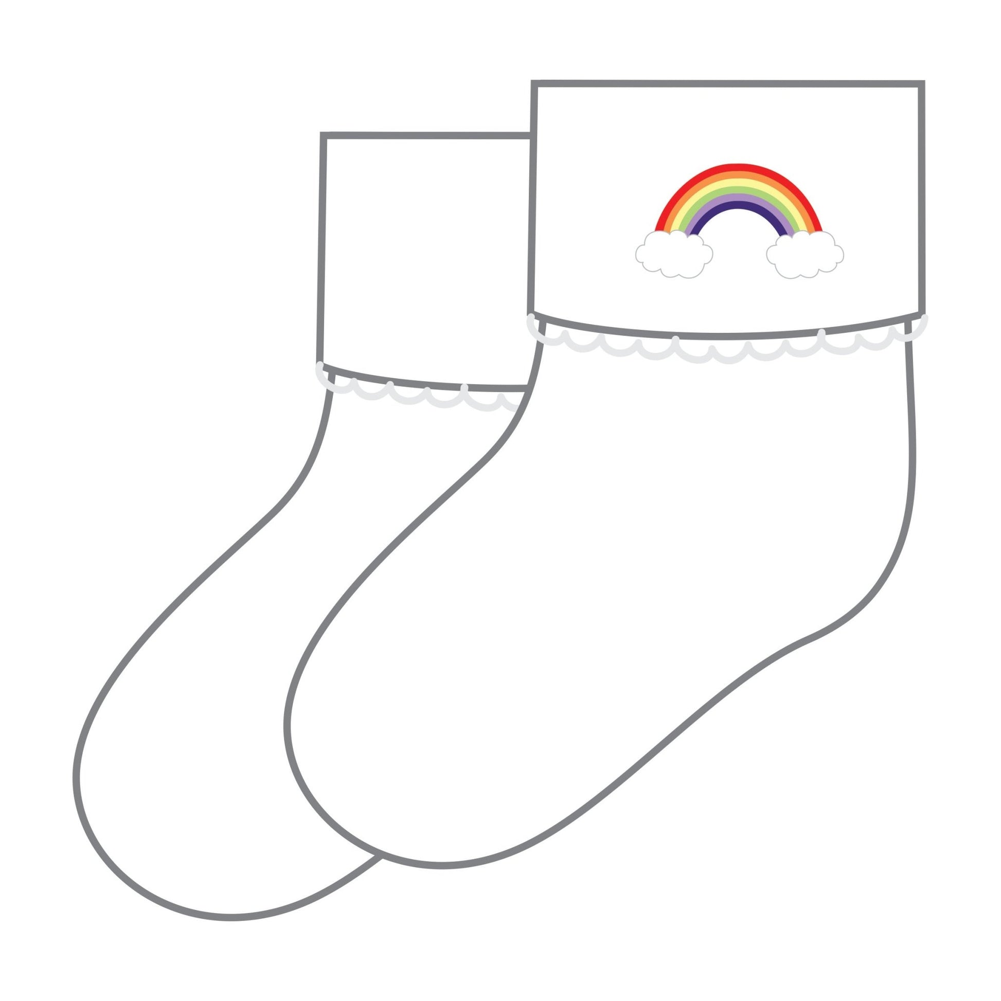 Our Rainbow Baby Socks - Magnolia BabySocks