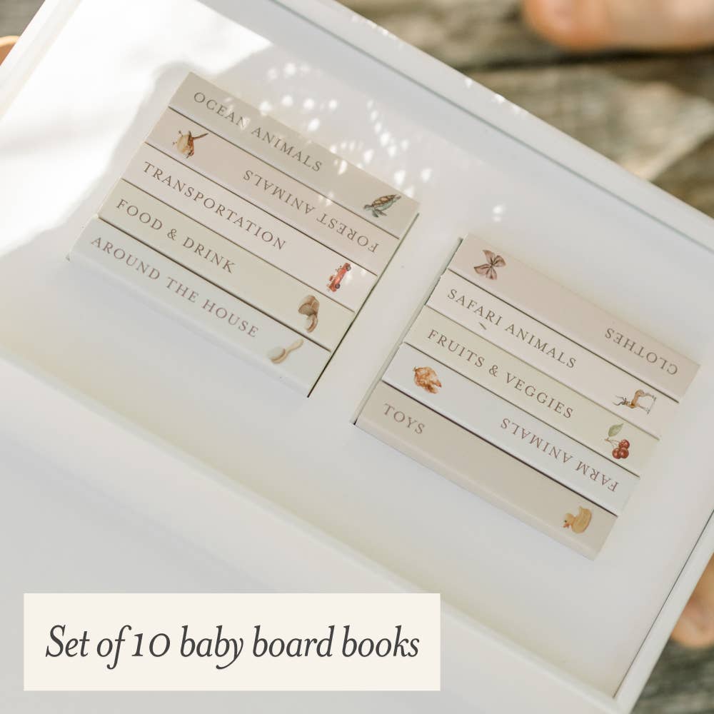 Our Very Little Library Board Book Set (10 Mini Board Books) - Magnolia BabyBook