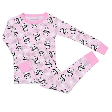  Panda Love Pink Long Pajamas - Magnolia BabyLong Pajamas