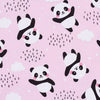 Panda Love Pink Long Pajamas - Magnolia BabyLong Pajamas
