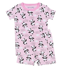  Panda Love Pink Short Pajamas - Magnolia BabyShort Pajamas