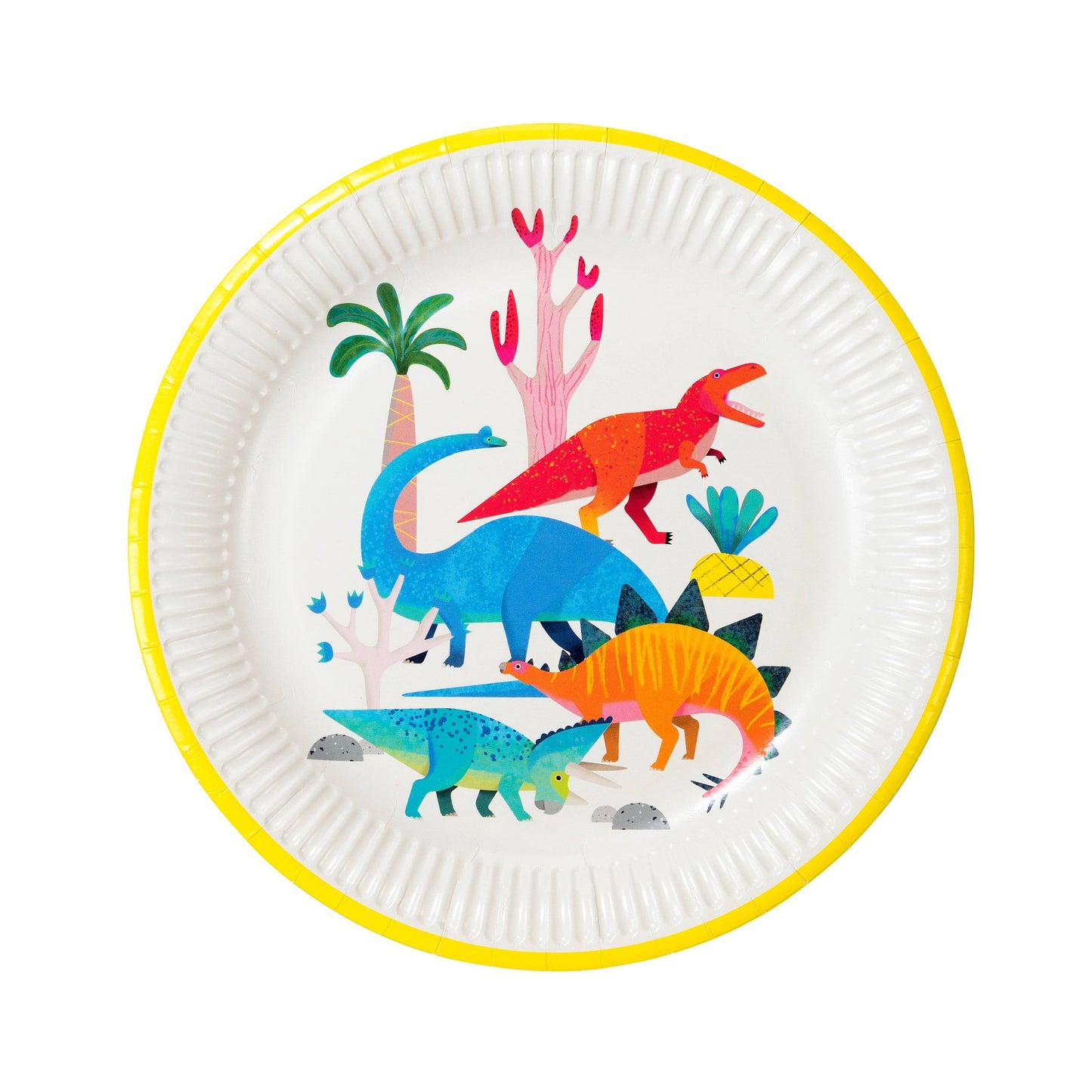 Party Dinosaur Plates - 8 Pack - Magnolia Baby