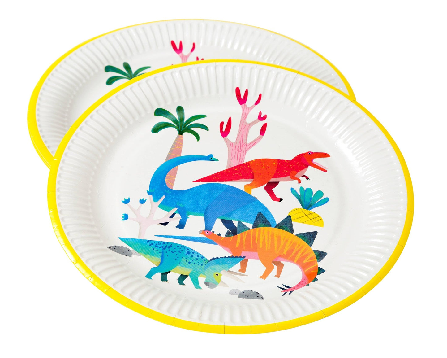 Party Dinosaur Plates - 8 Pack - Magnolia Baby