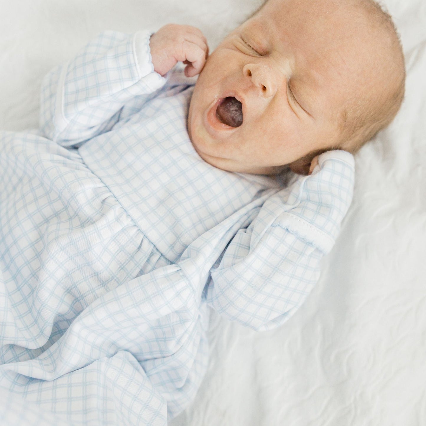 Peek - A - Boo Wishes Gown - Light Blue - Magnolia BabyGown