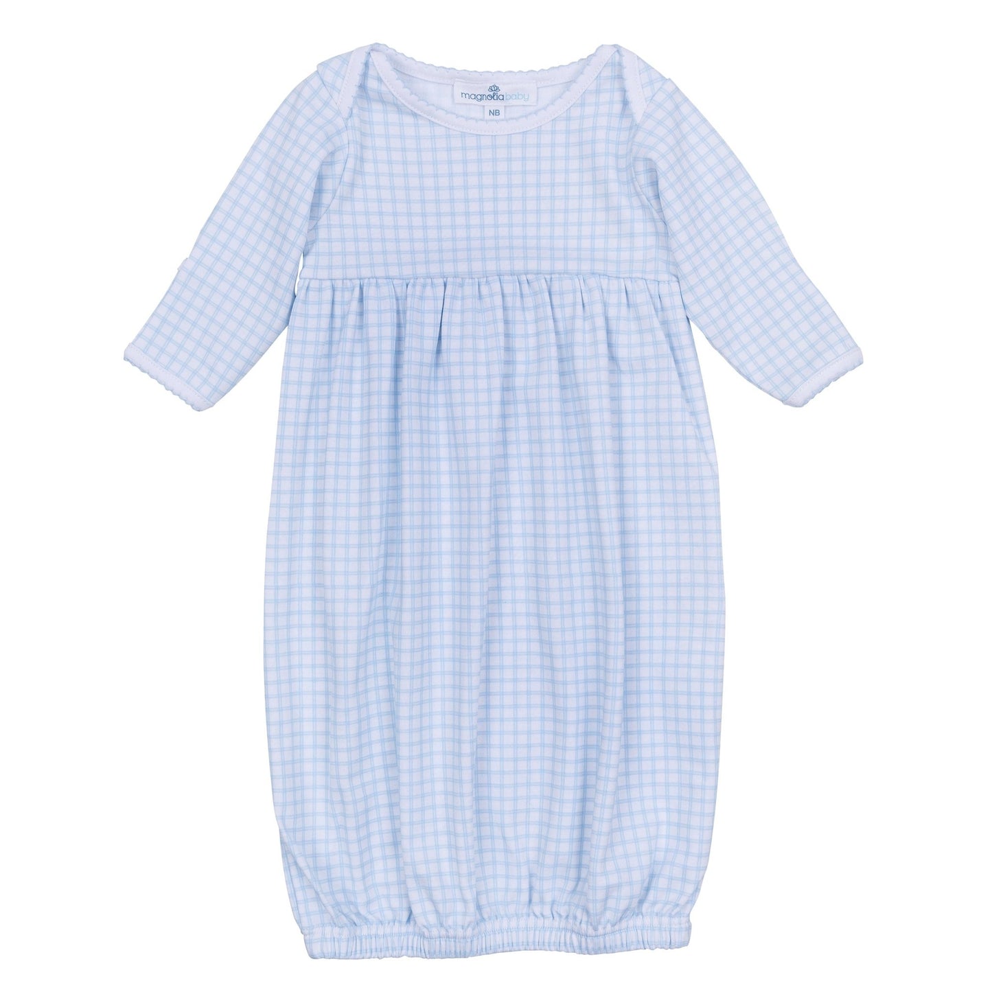 Peek-A-Boo Wishes Gown - Light Blue - Magnolia Baby Boy