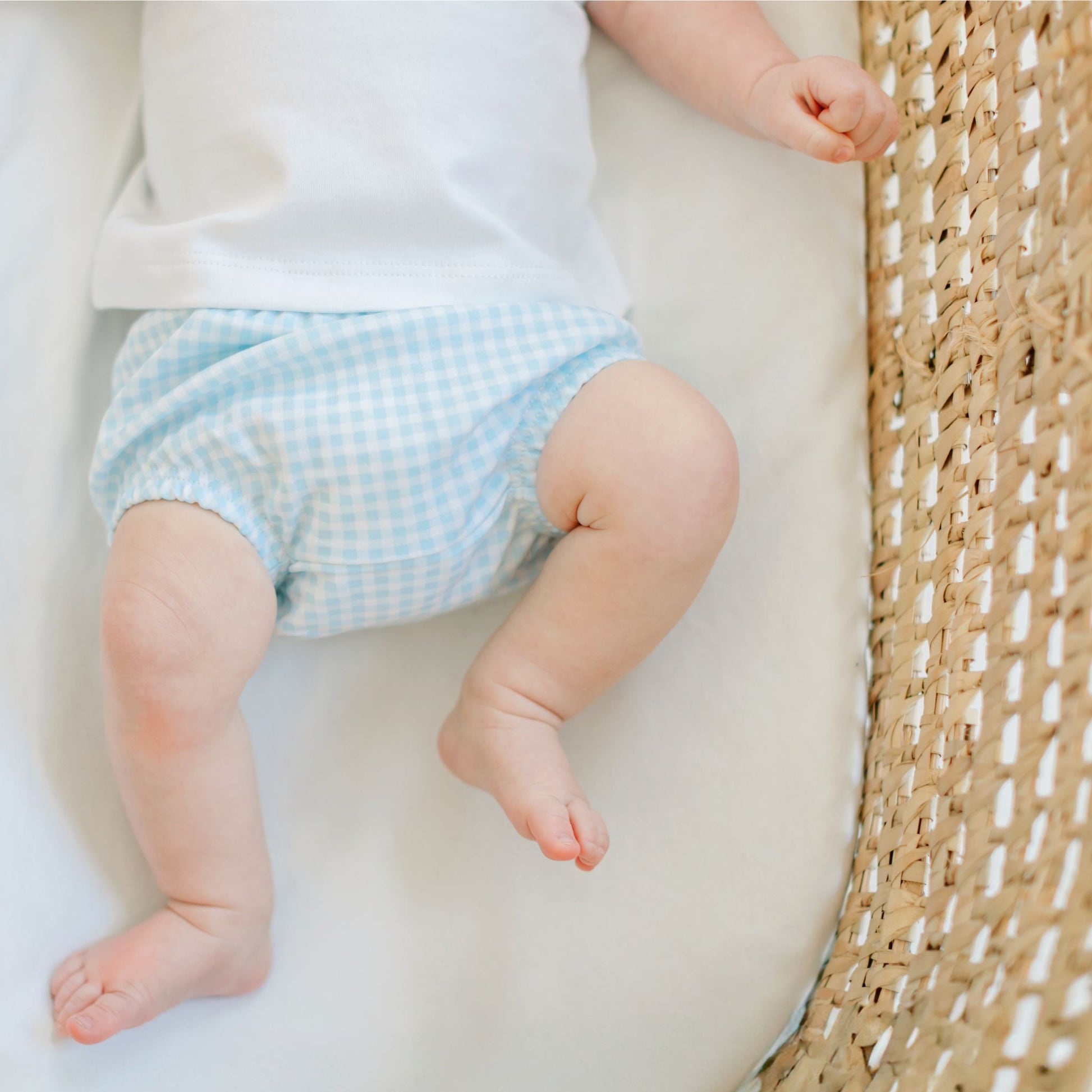 Pilgrim Pals Applique Diaper Cover Set - Light Blue - Magnolia BabyDiaper Cover