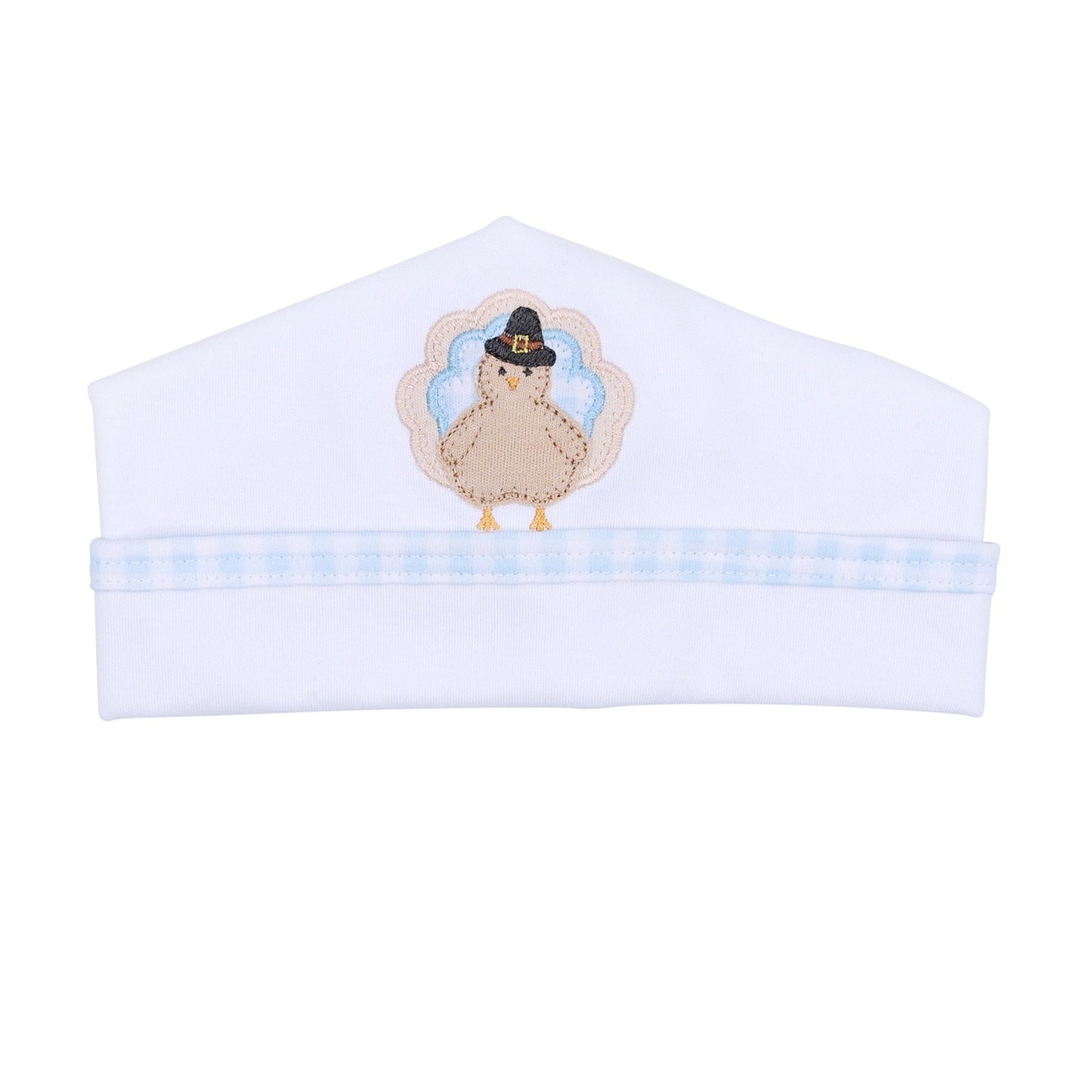 Pilgrim Pals Applique Hat - Light Blue - Magnolia BabyHat