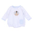 Pilgrim Pals Applique Long Sleeve Bubble - Light Blue - Magnolia BabyBubble