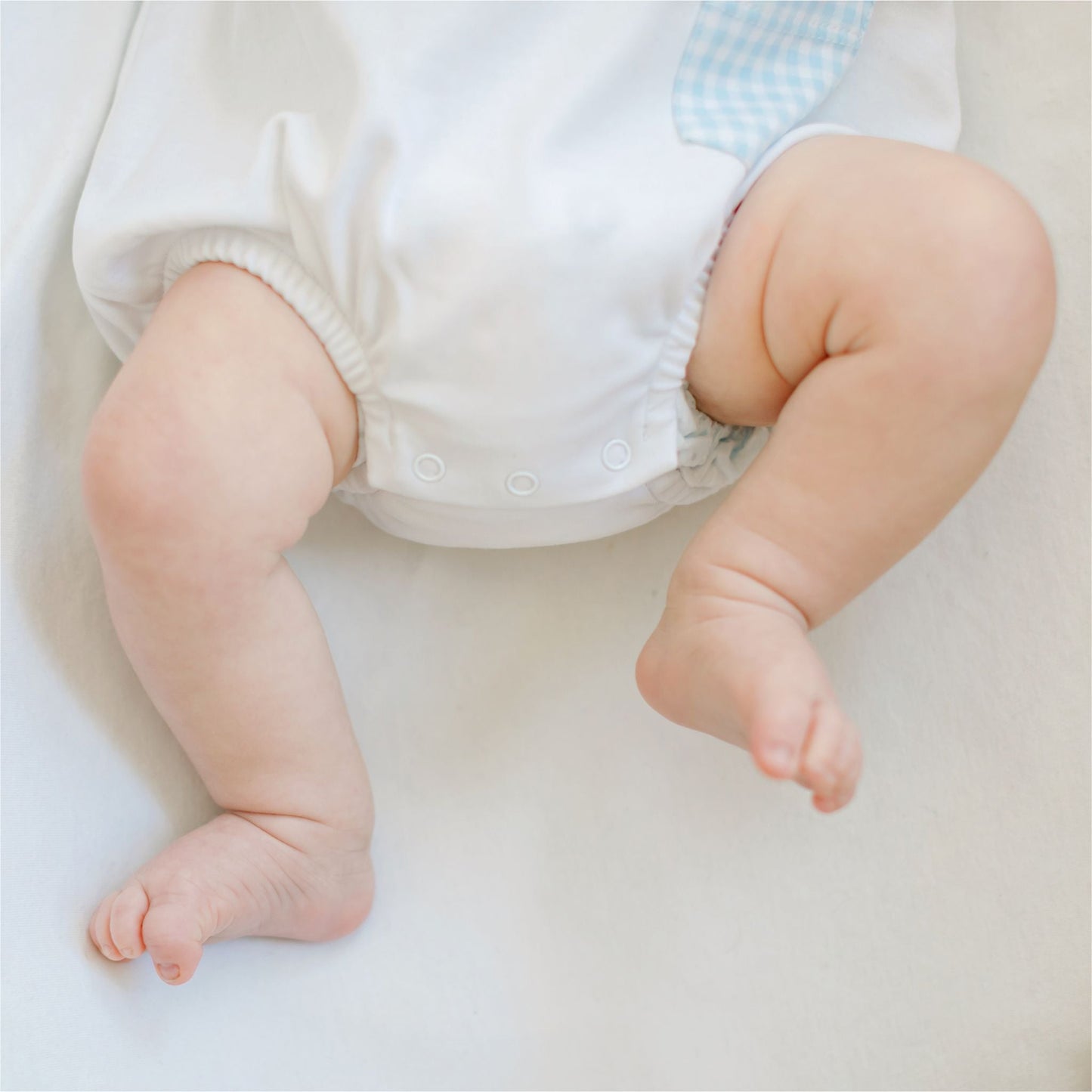 Pilgrim Pals Applique Short Sleeve Bubble - Light Blue - Magnolia BabyBubble